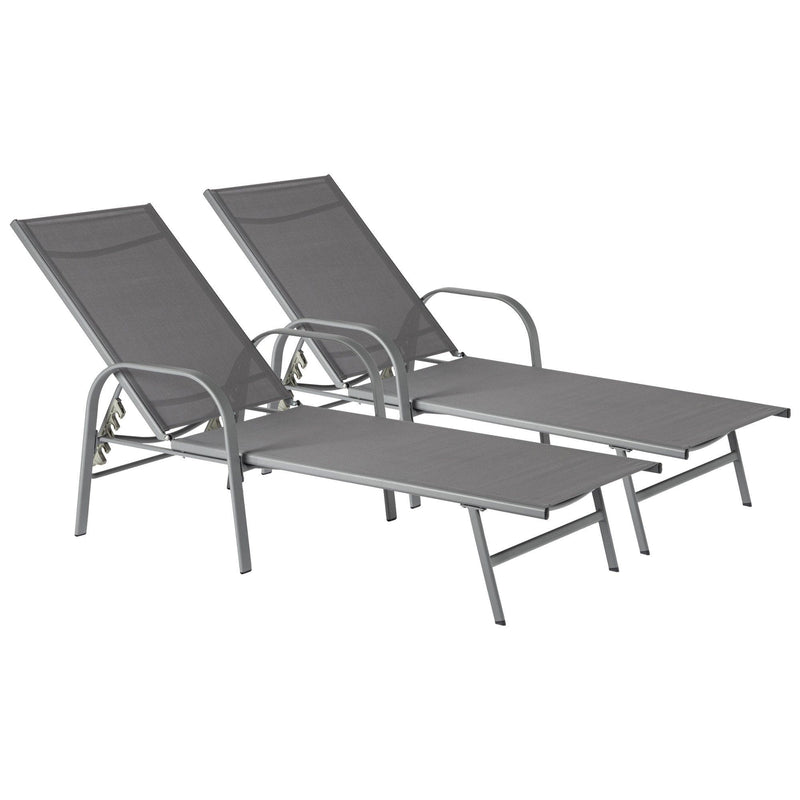 Sussex Garden Sun Loungers - Pack of Two - By Harbour Housewares