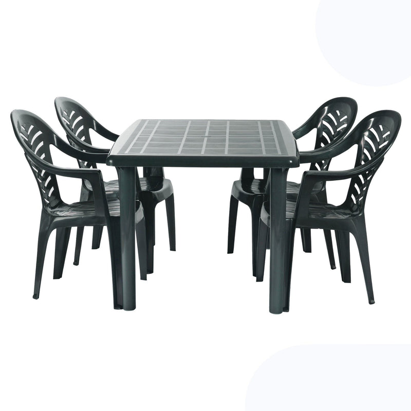 Olot 4 Seater Garden Dining Set - By Resol
