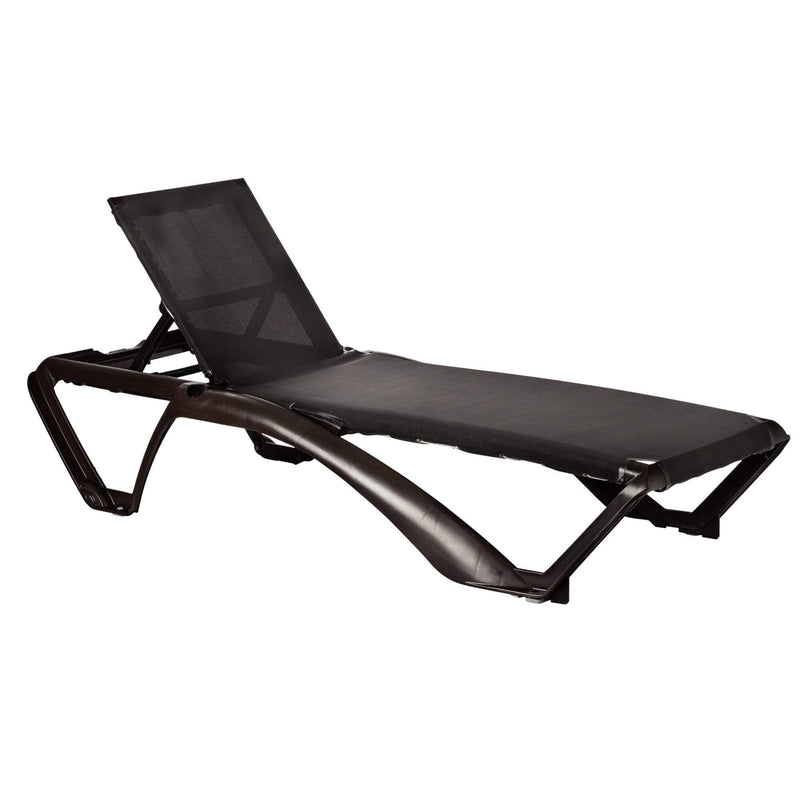 Marina 4 Position Canvas Sun Lounger - By Resol