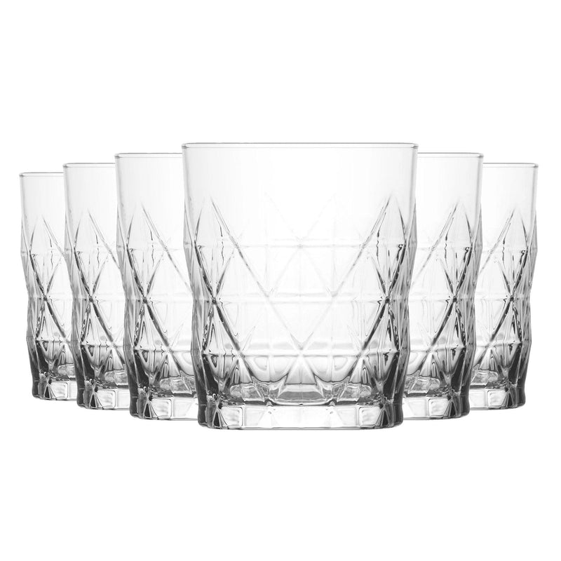 LAV Keops Whisky Glasses - 345ml - Pack of 6
