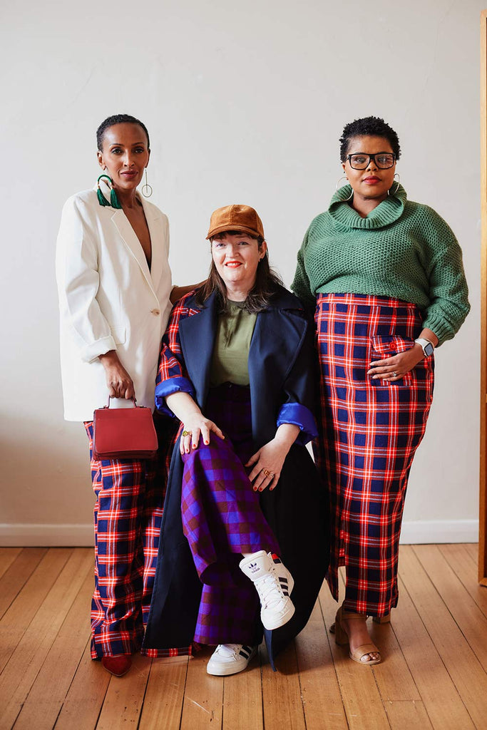 3 Women wearing Collective Closets winter staples