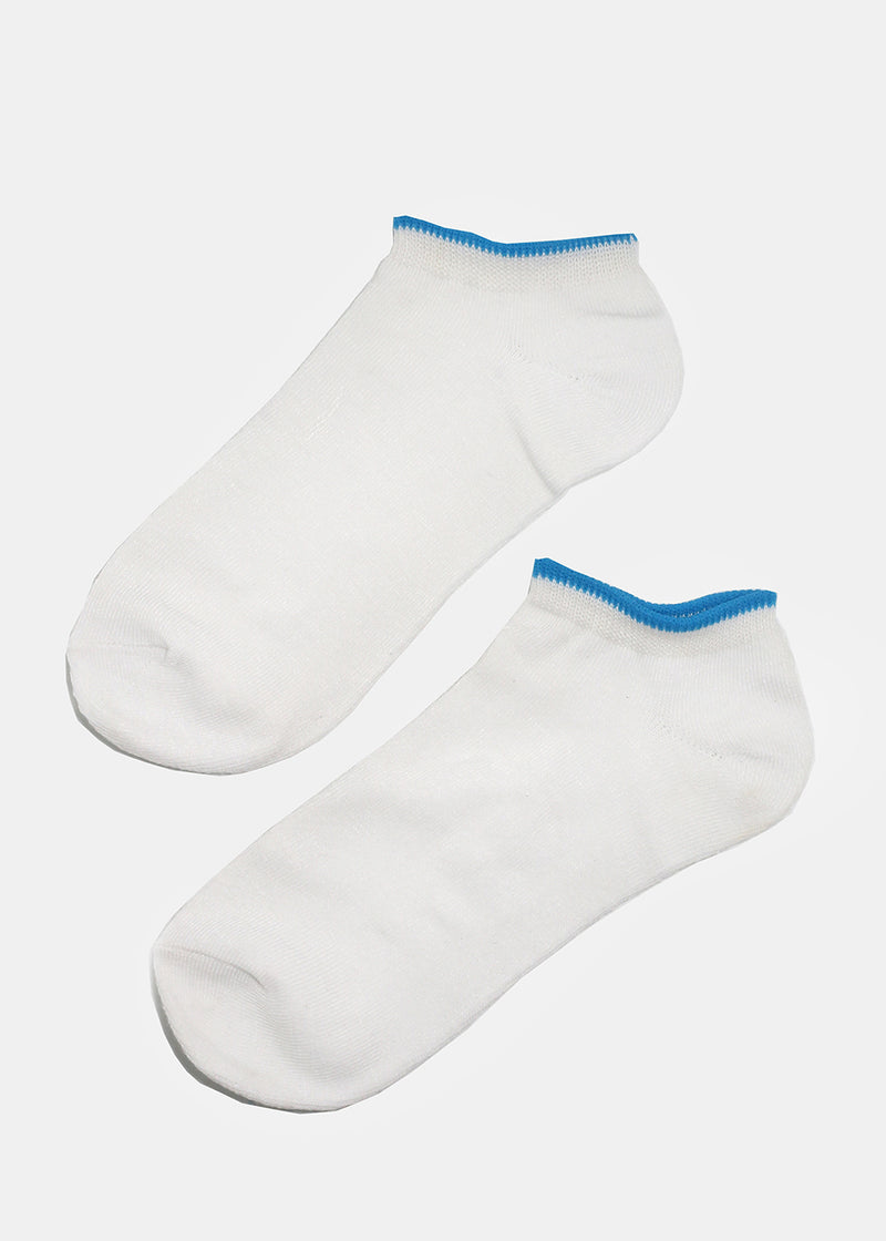 white ankle socks