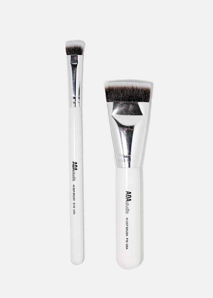 Oval Paddle Makeup Brush Set / 5 Pieces by BEAUTYINSPO (BI-OBS5)