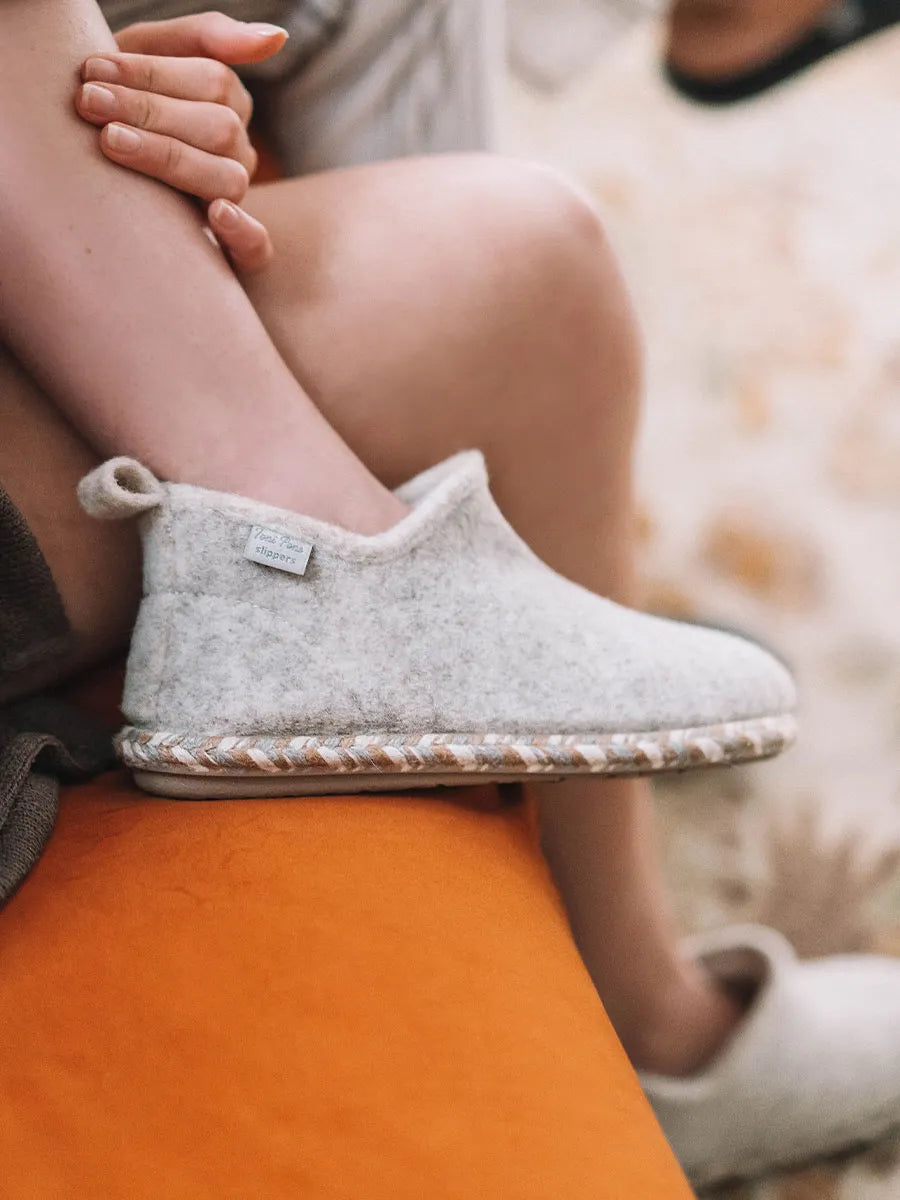 Pantofola da donna in feltro
