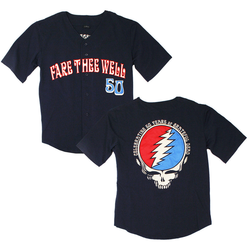 grateful dead baseball shirt