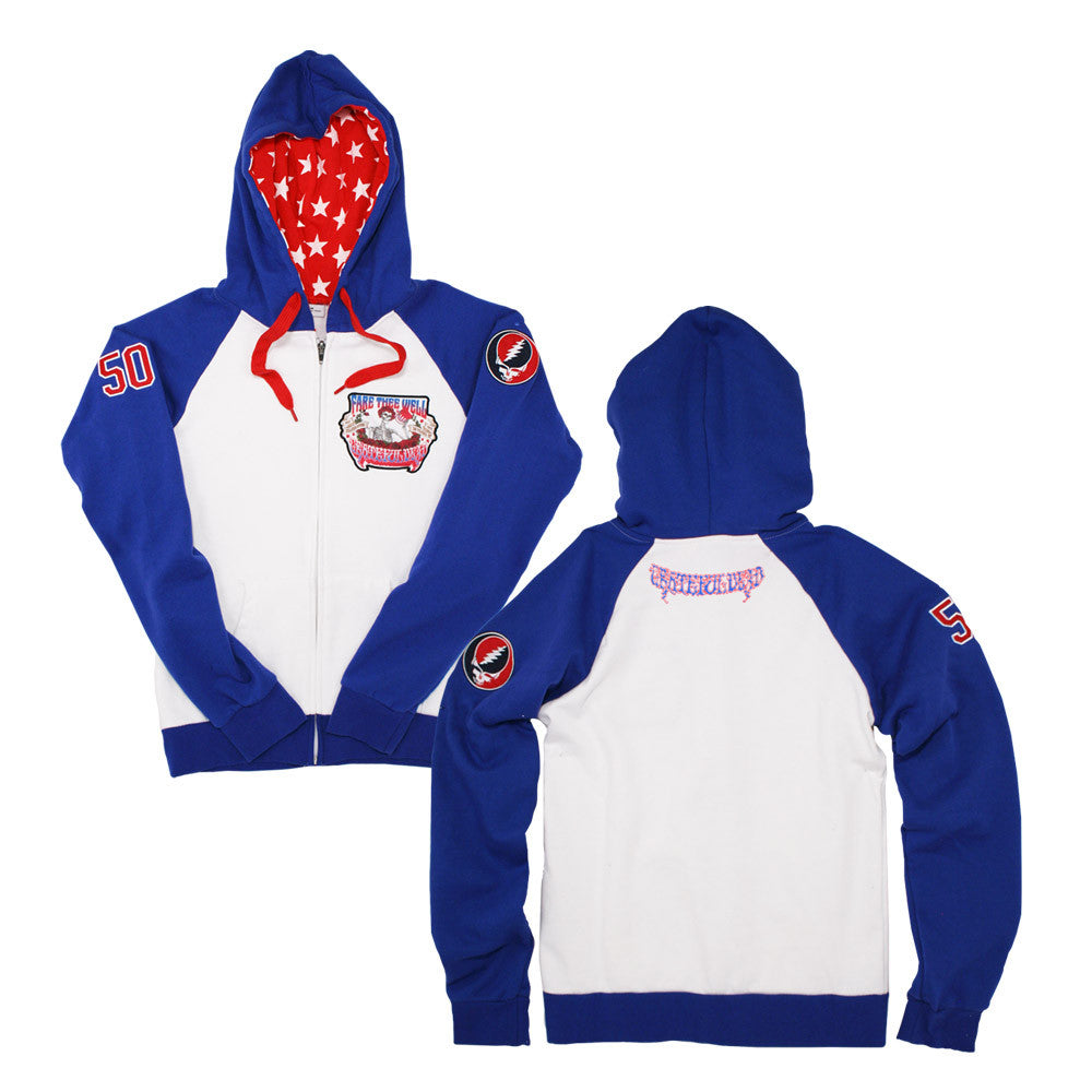 grateful dead zipper hoodie