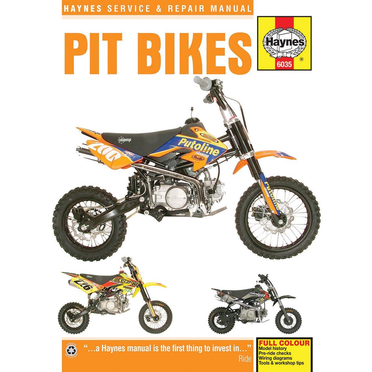 Haynes Pit Bike Manual - 6035