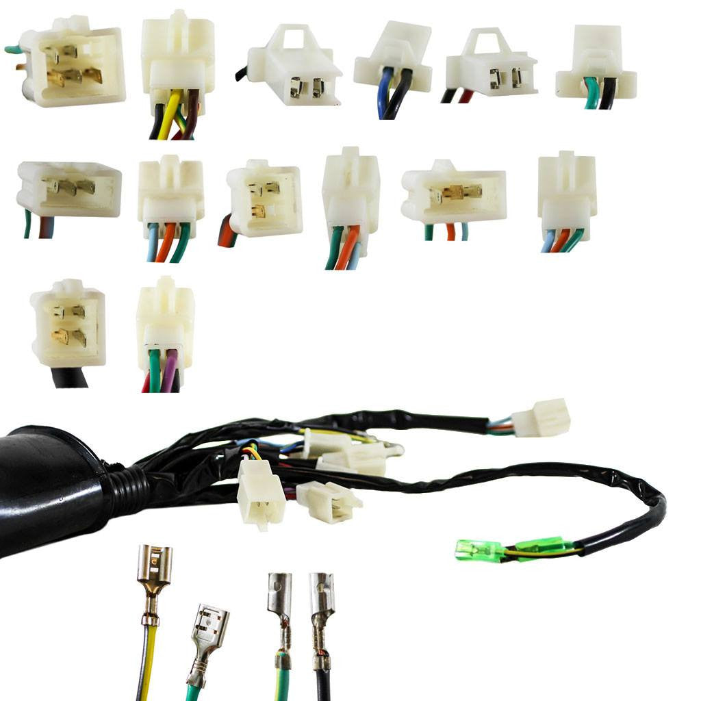 Electrical Wire Harness for Tao Tao ATA110D ATV chinese electrical parts diagram 