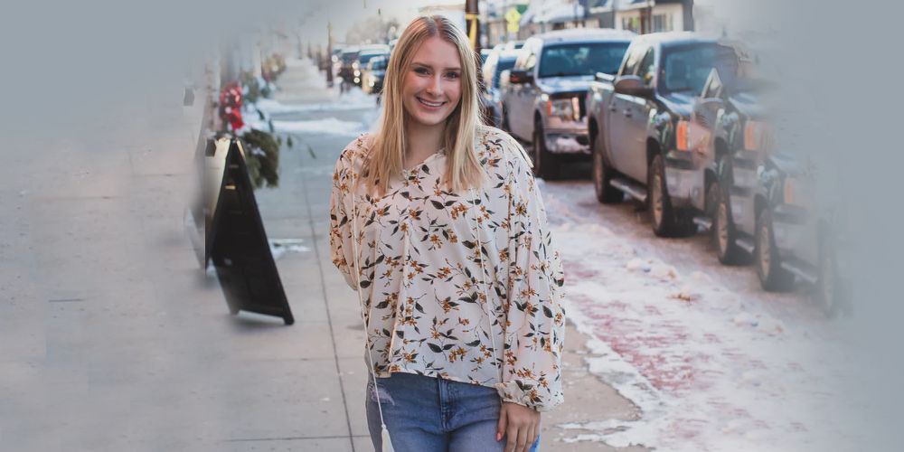 Yellow Sunshine Floral Blouse