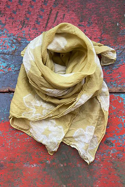 Auntie Oti :: Eco Dye Scarf, Flower