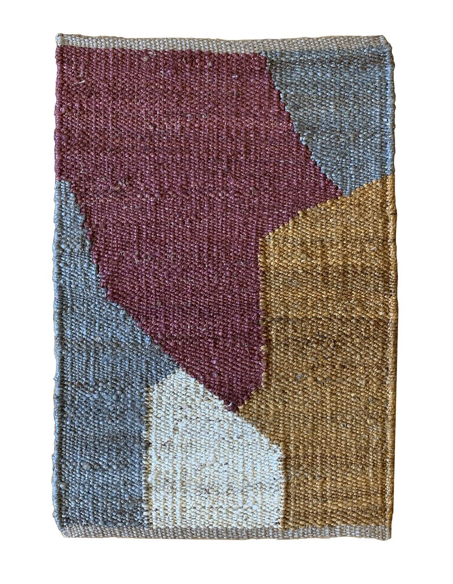 Tantuvi :: Kulfi Rose, Hemp Rug 2x3