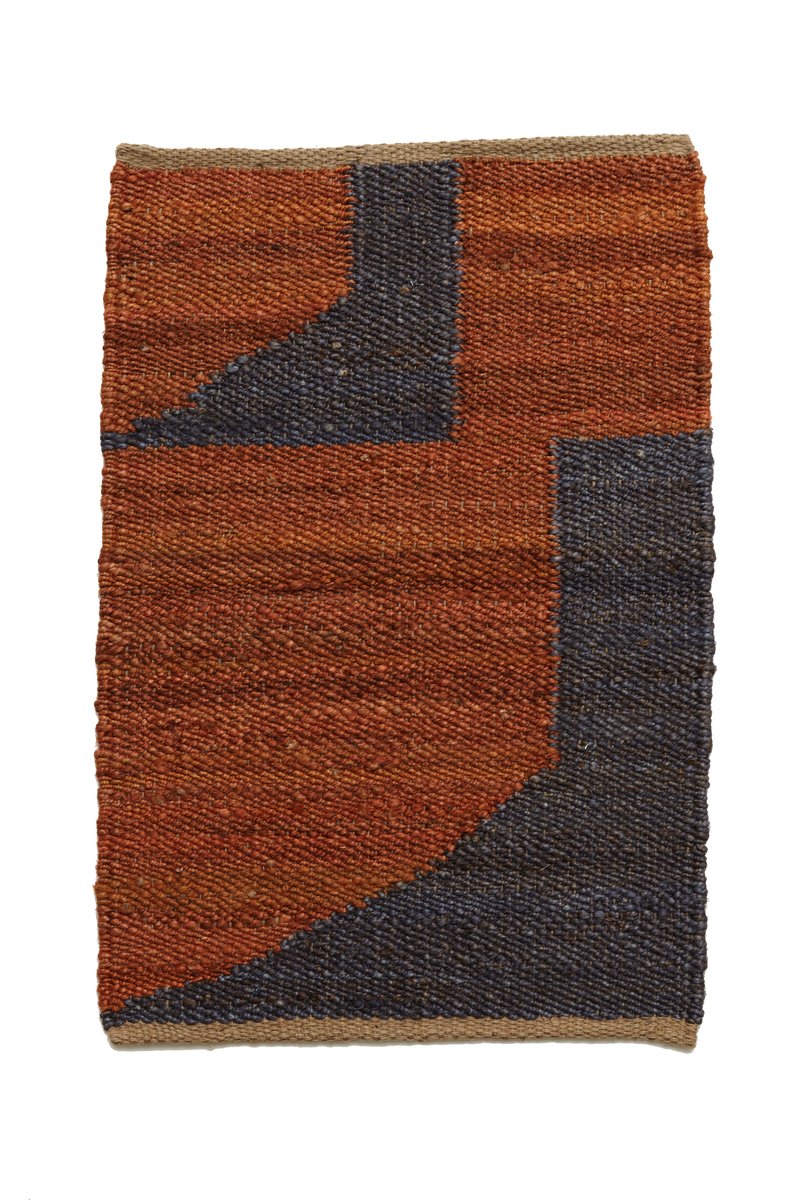 Tantuvi :: 020A Marine, Hemp Rug 2x3