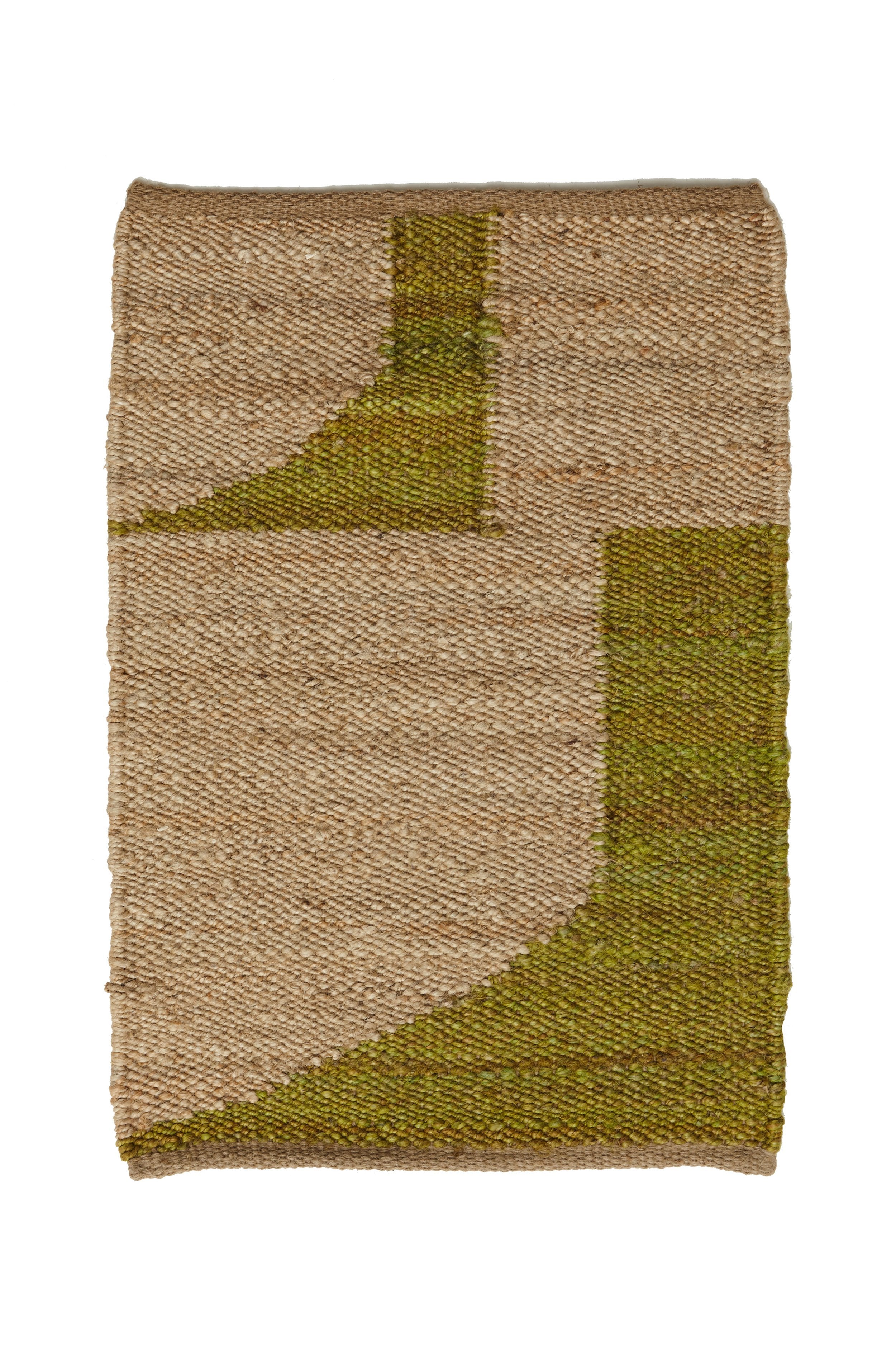 Tantuvi :: 01A Grey Geo, Hemp Rug 2x3