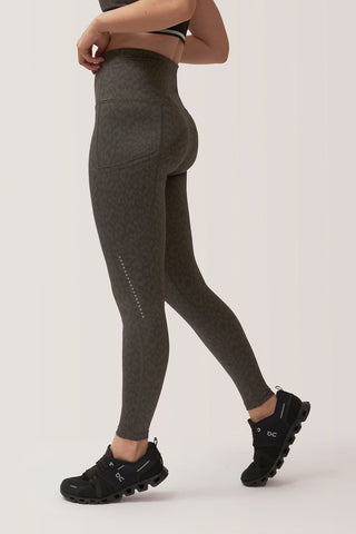 Rose Buddha Running Legging Cheetah