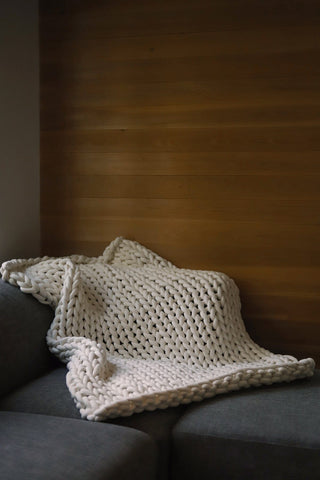Heavy Knitted Blanket