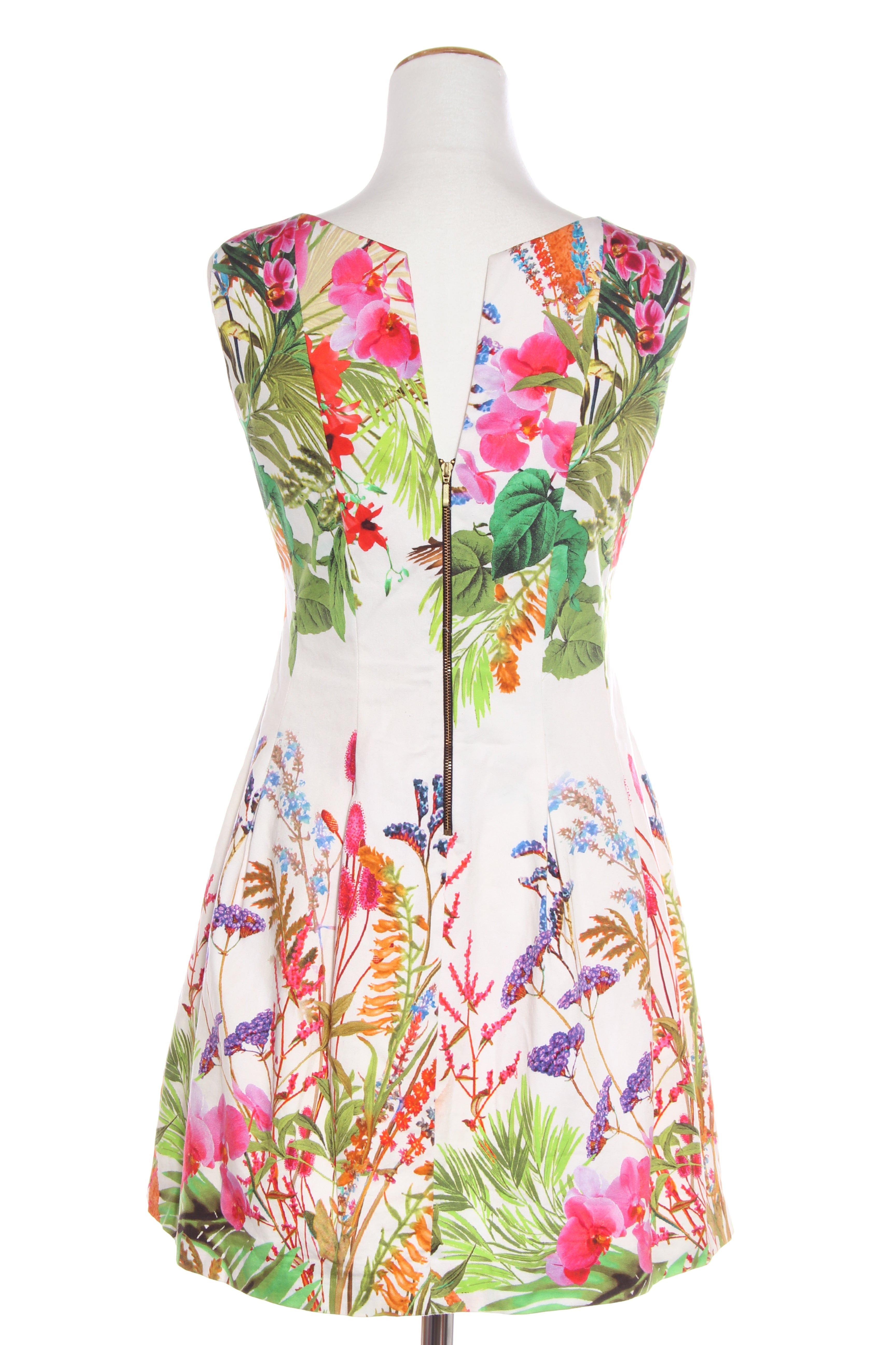 zara dress floral print