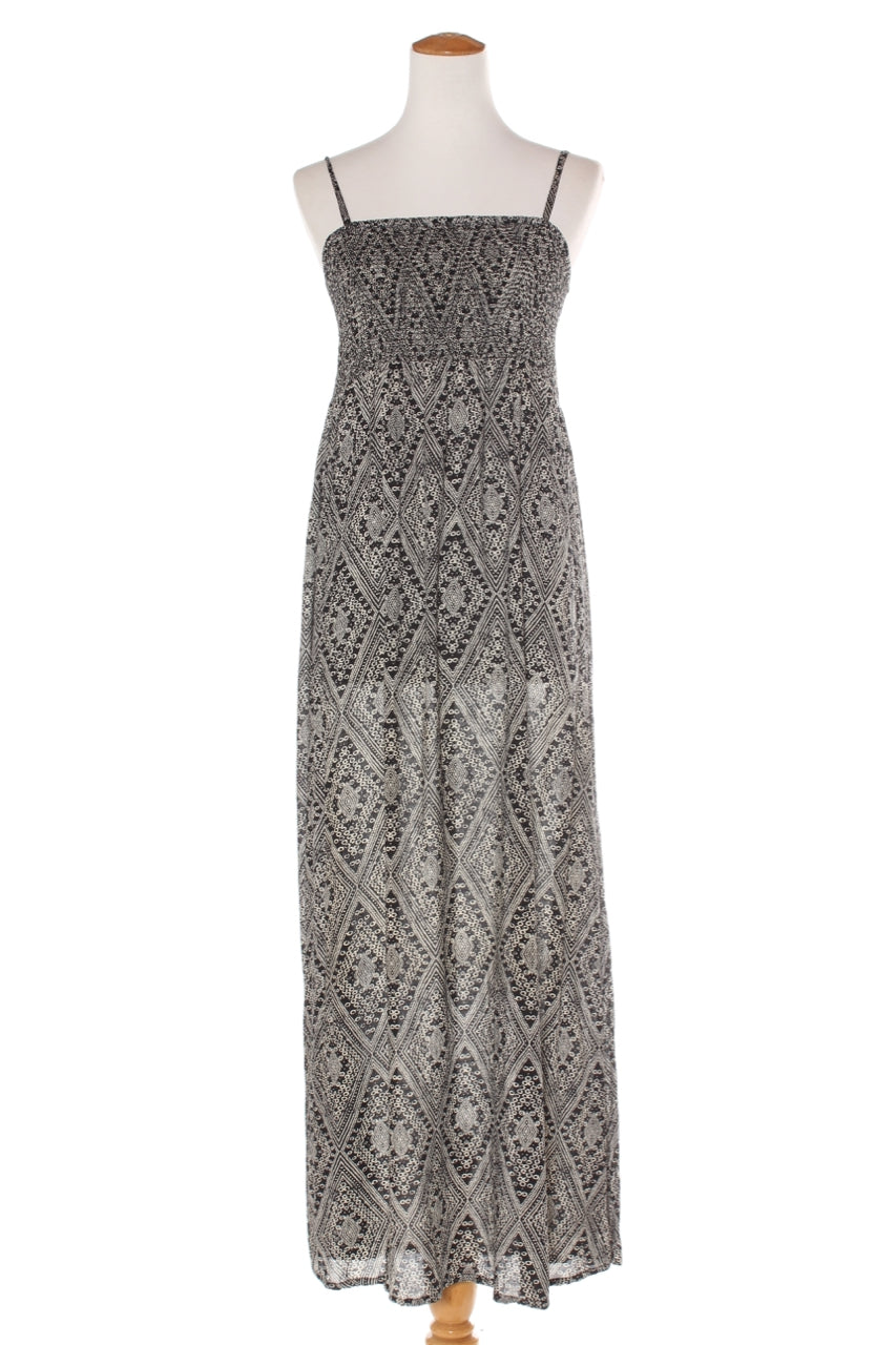 monsoon grey maxi dress