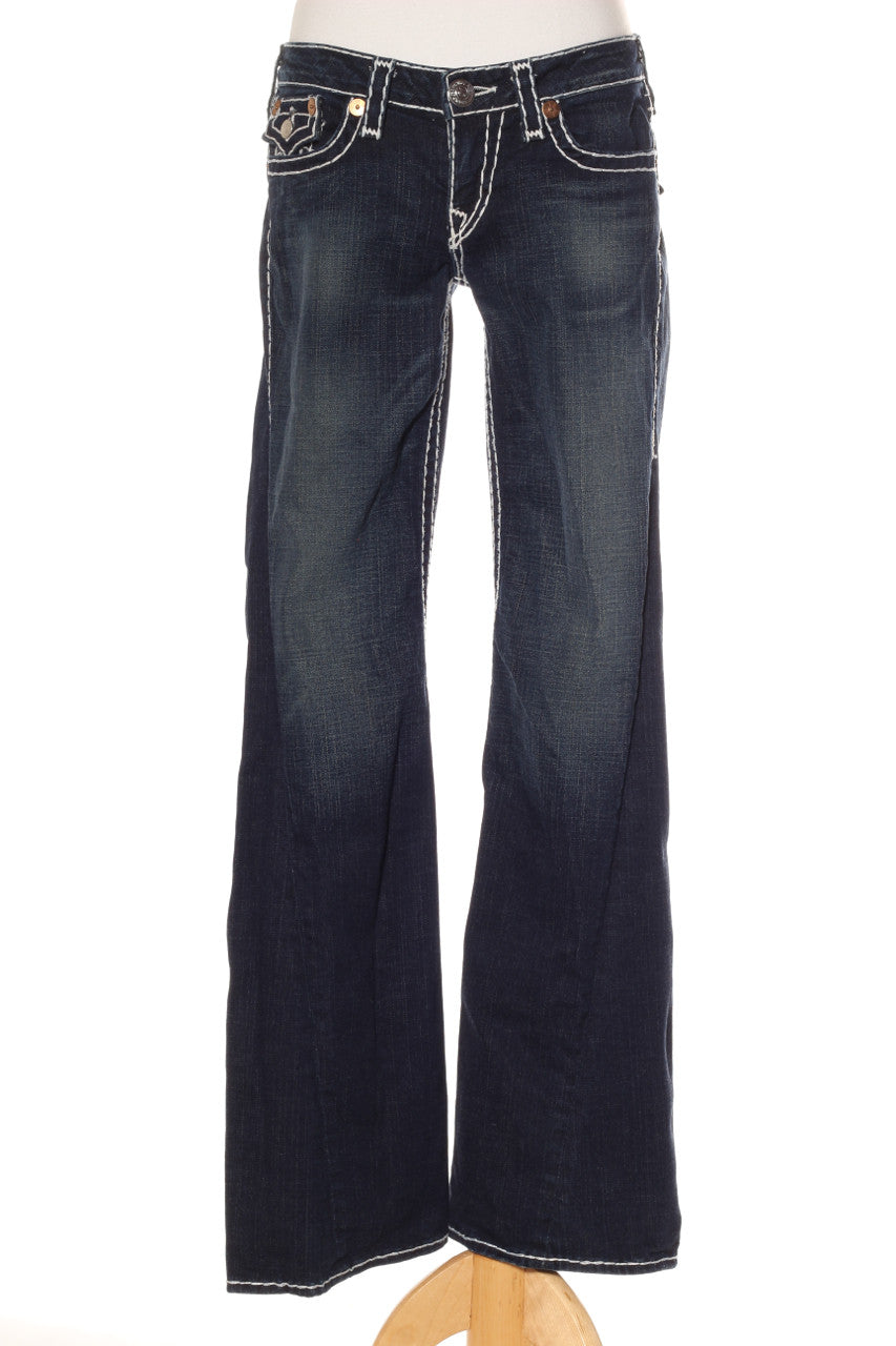 navy blue true religion jeans