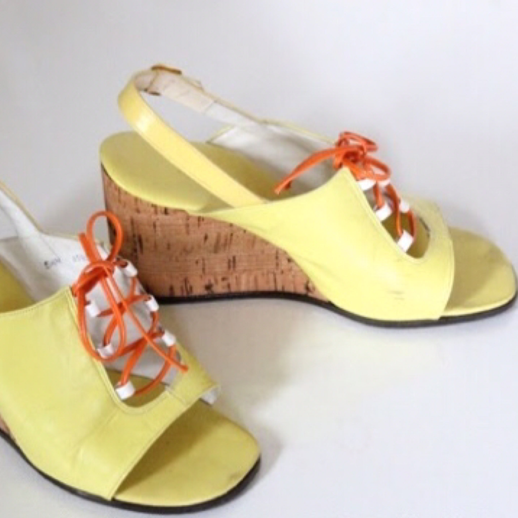 yellow cork wedges