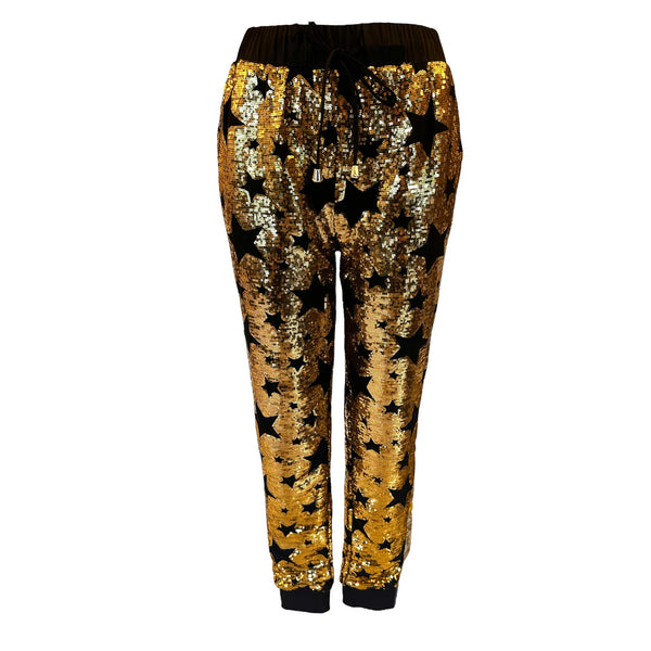 Goldie Flip Sequin Joggers