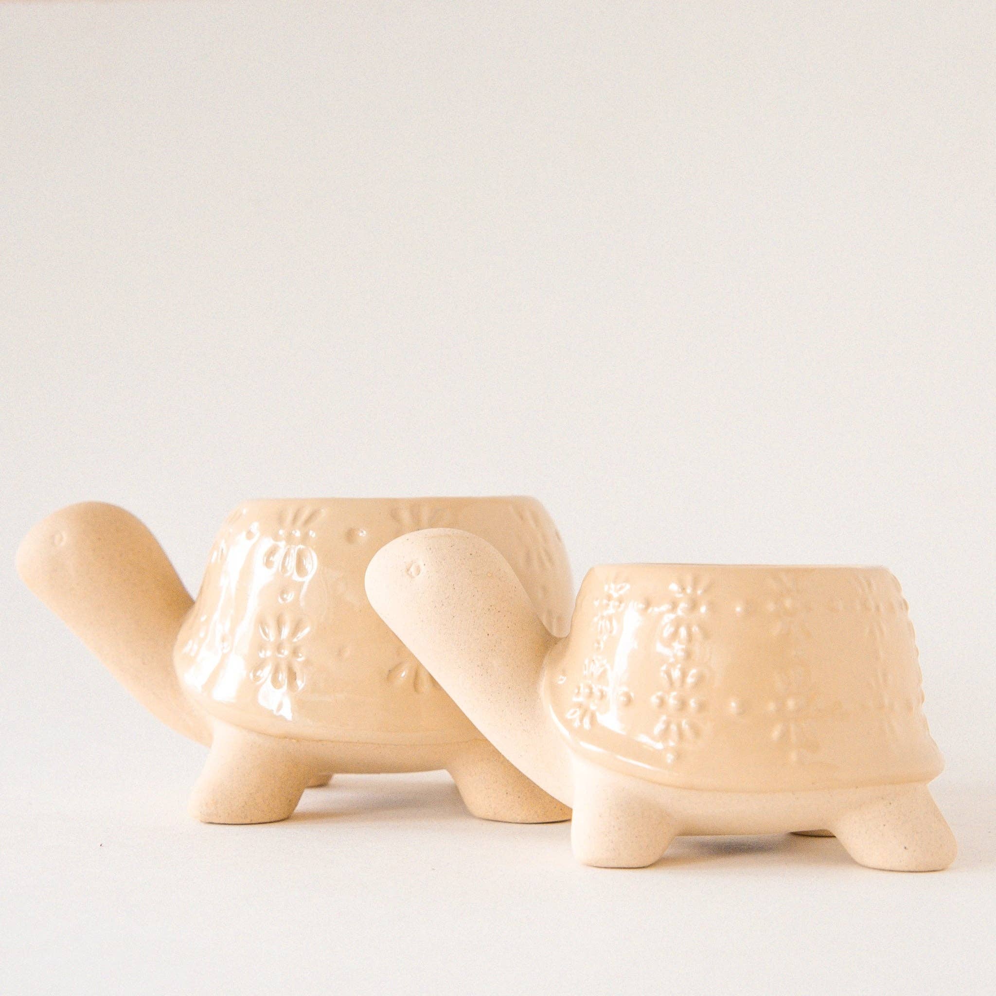 Turtle Planter | Sand | Small