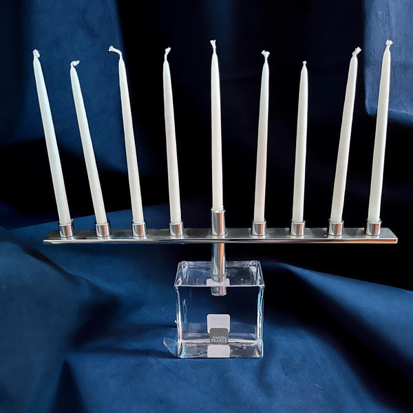 Simon Pearce Woodbury Menorah