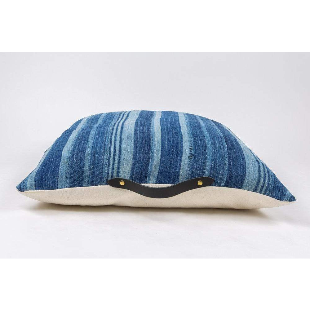 BUTTON Floor Pillow in Blue