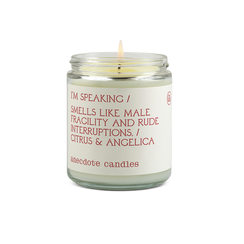 I'm Speaking (Citrus & Angelica) Glass Jar Candle