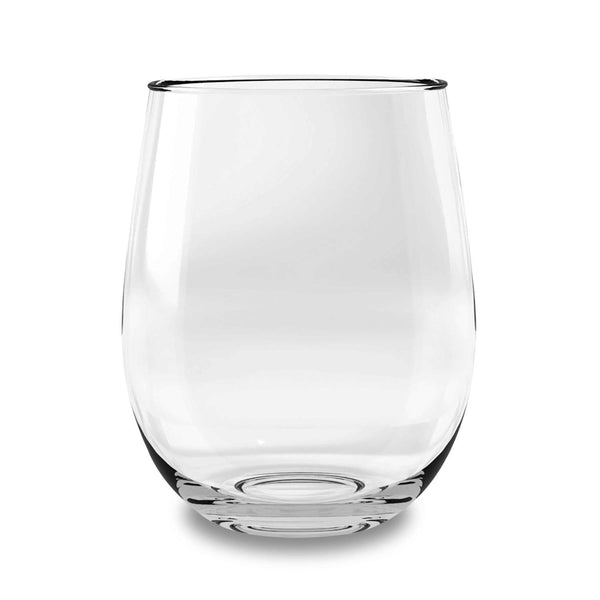 Margarita Glasses Stemless XL Large Thick Solid Clear Glass, 16