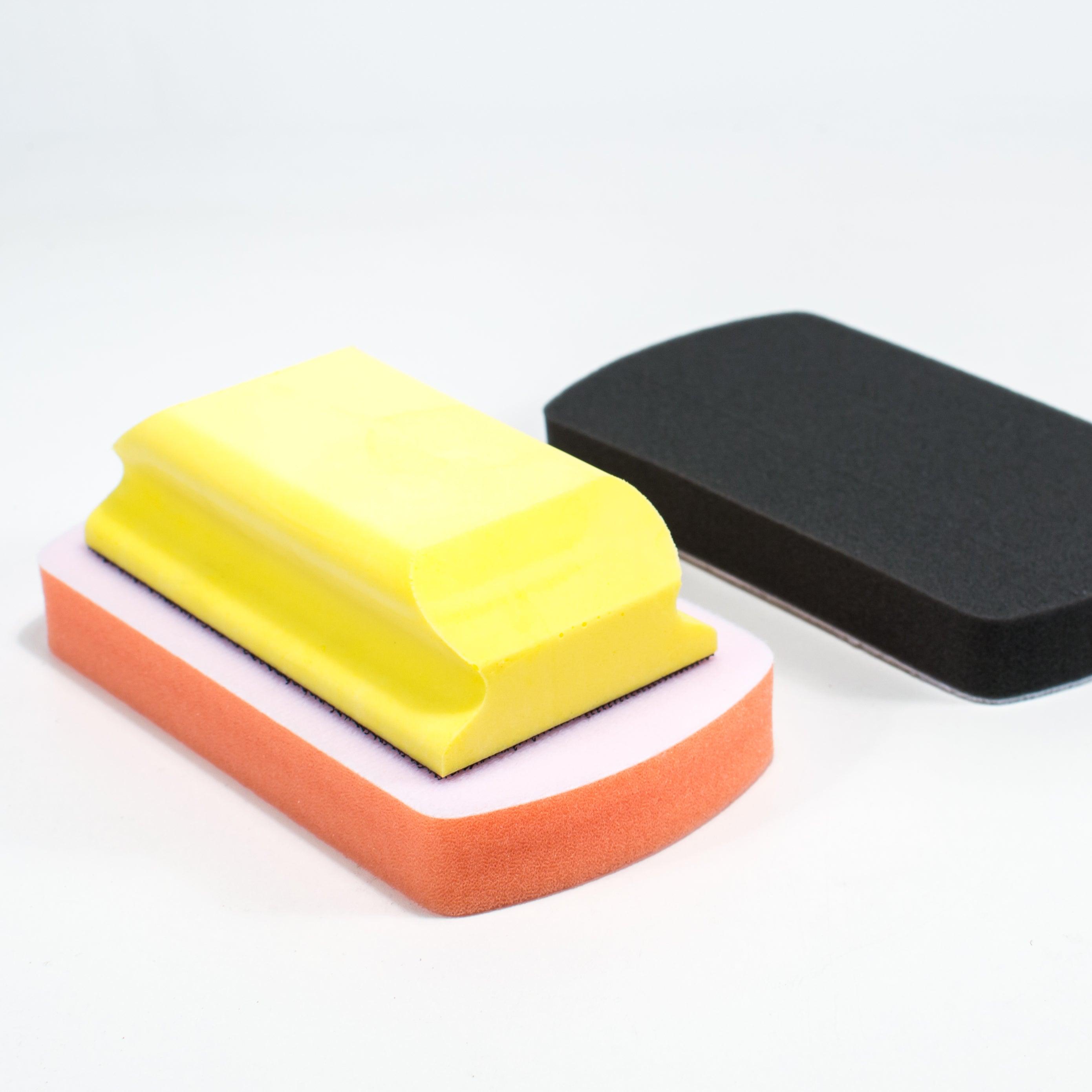 Multi-Purpose Hand Two Polishing Block Foam Detailing with Pads