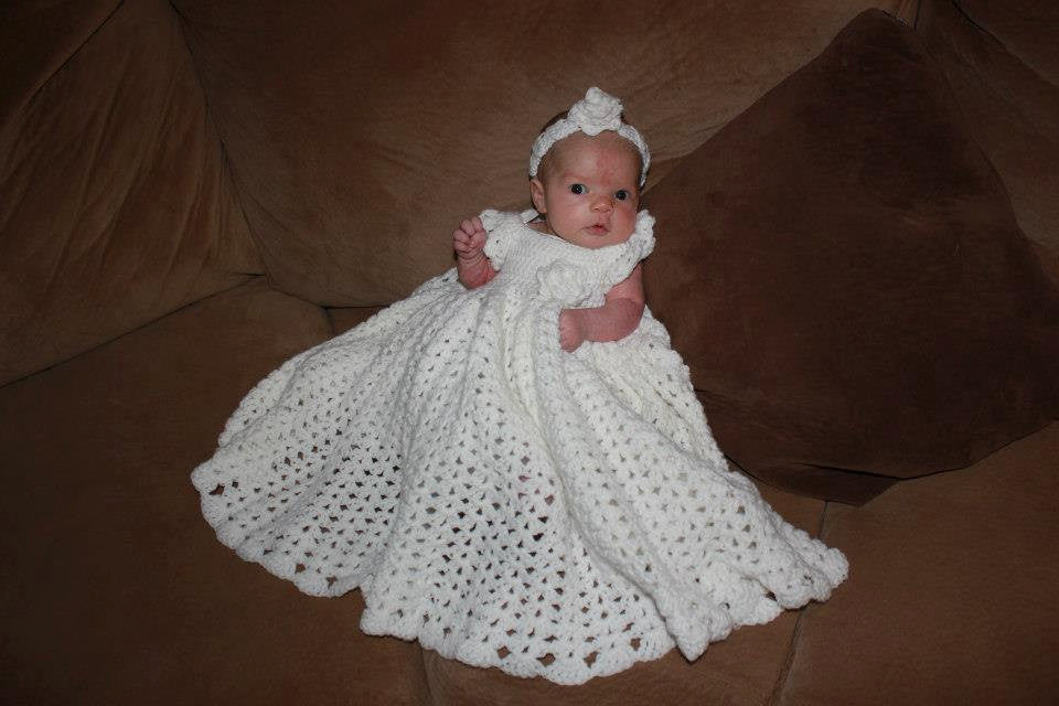 white occasion dress baby