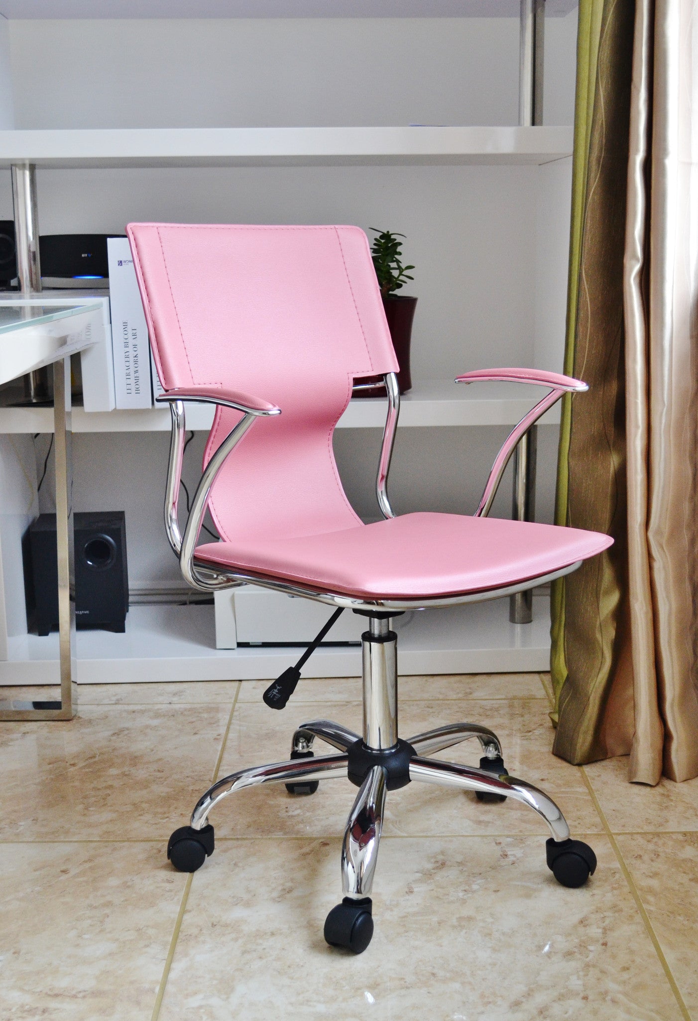 Pink Designer Office Chair – Chair Outlet
