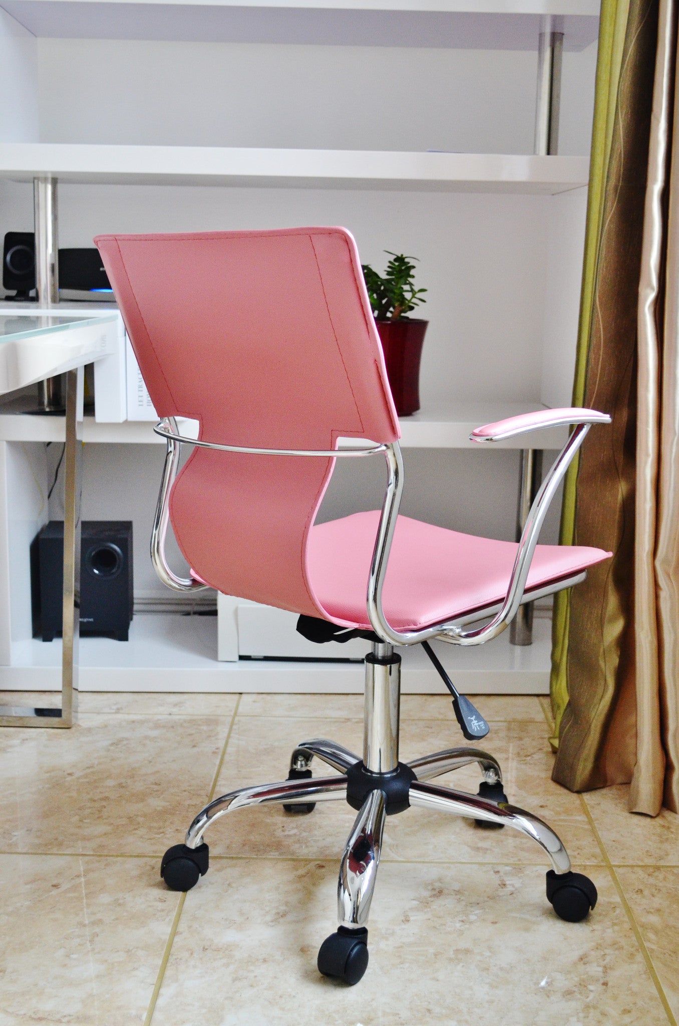 Pink Designer Office Chair – Chair Outlet