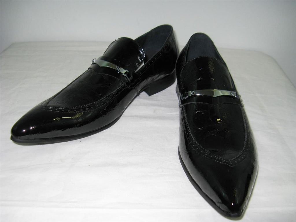 New Encore Fiesso Black Shoes FI 3098 