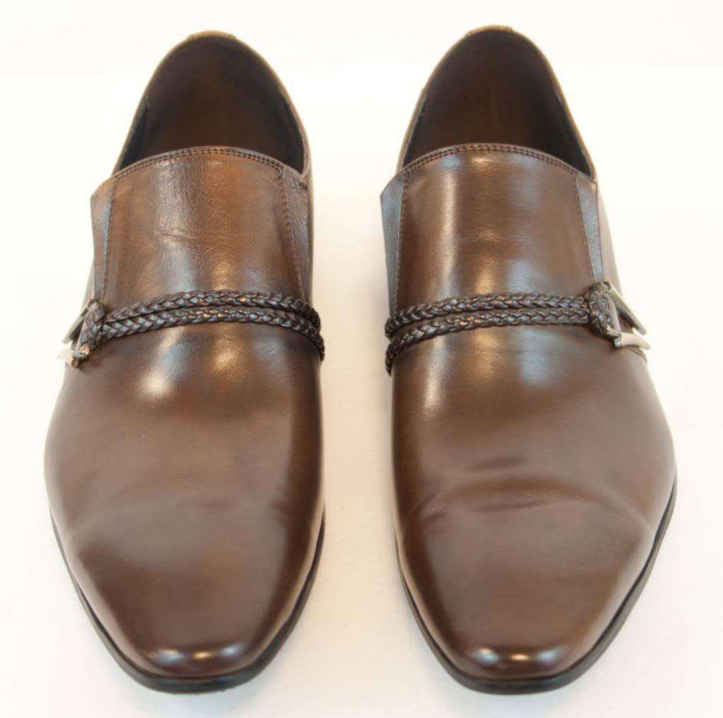 New Encore Dress Shoes by Fiesso Brown FI 6628 | Uptown Fashion Outlet