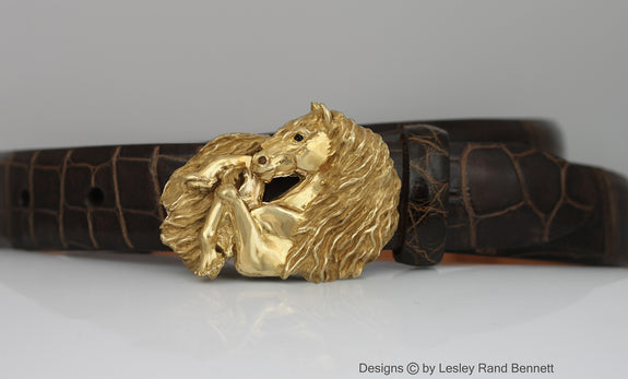 horse belt buckle