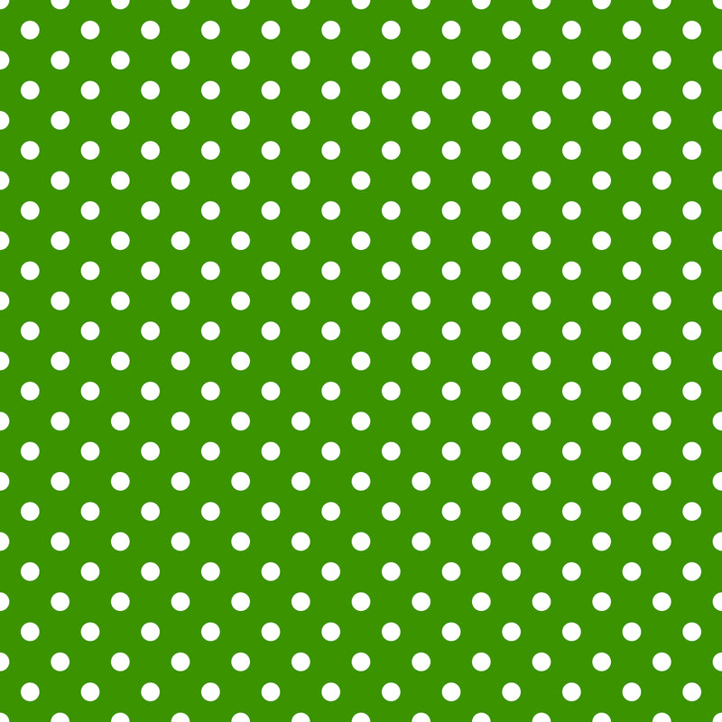 Green Polka Dot Fabric – Fox & Tots