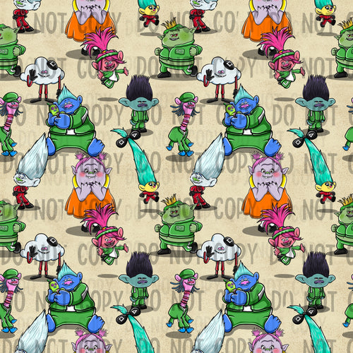 HAND DRAWN EXCLUSIVE CARTOON NETWORK Fabric