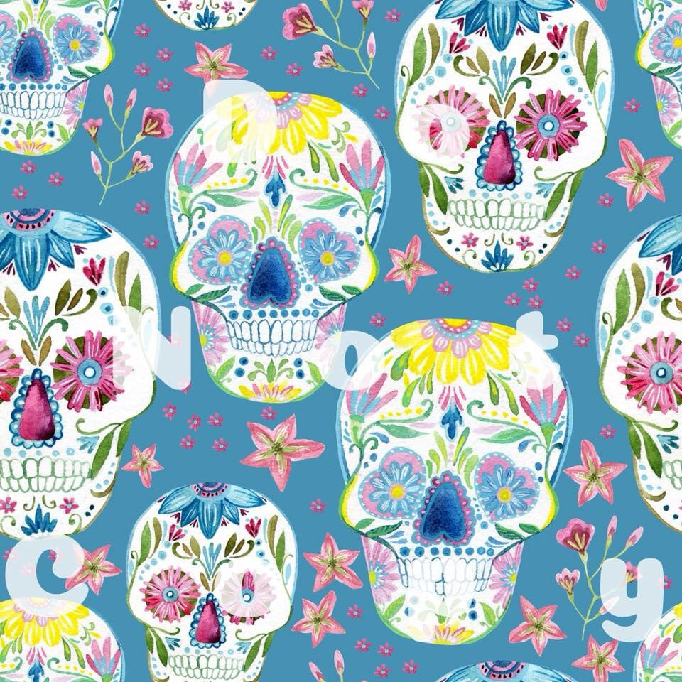 star wars sugar skull fabric