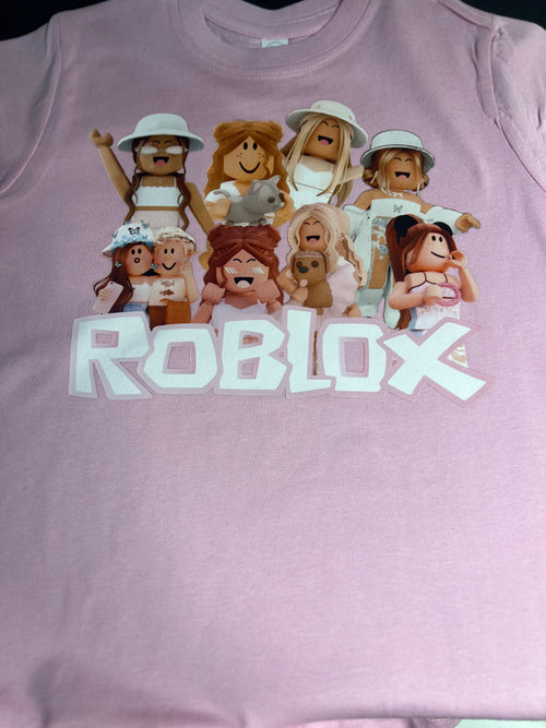 Roblox Girl Birthday Shirt Printable Transfer - oscarsitosroom