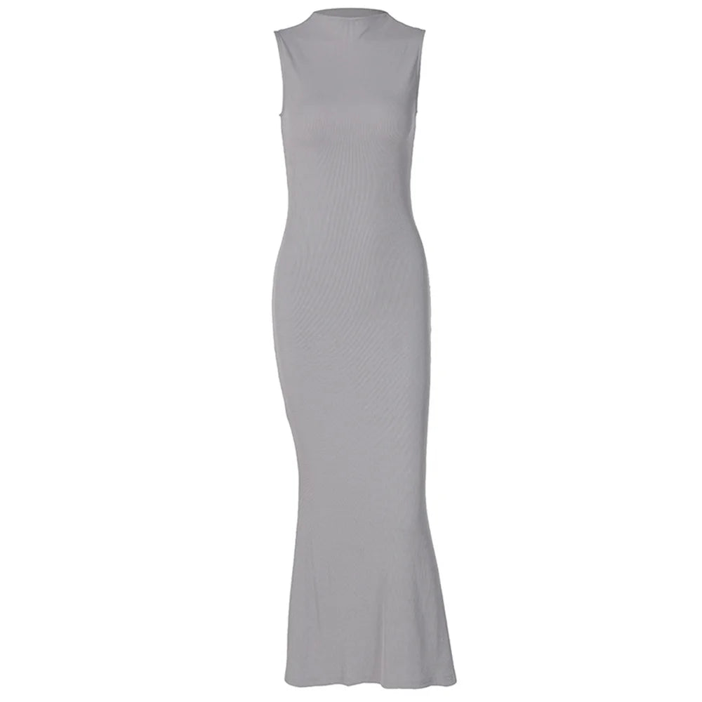 Striped Sleeveless High Waist Long Dress for Casual Summer Outfits - Image 6