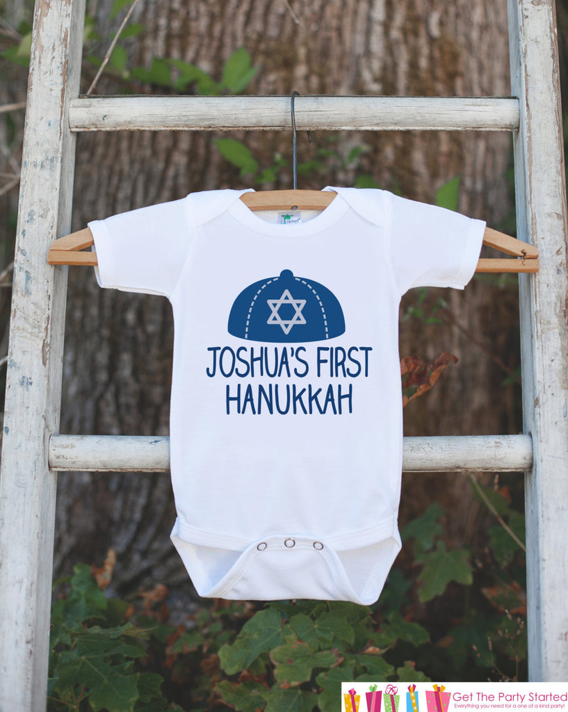 baby's first hanukkah outfit