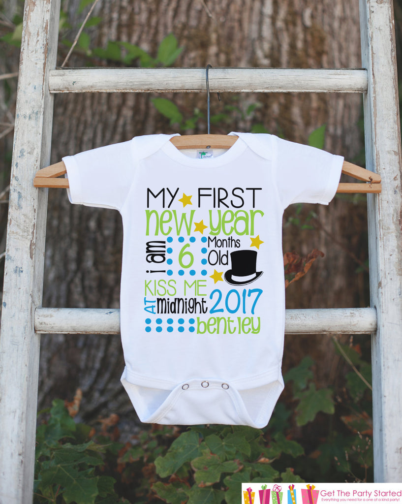 baby's first new year's clothing