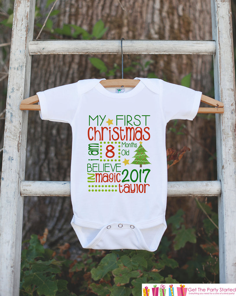 Baby's First Christmas Outfit - First Christmas Shirt - Baby Boy or Gi –  Get The Party Started