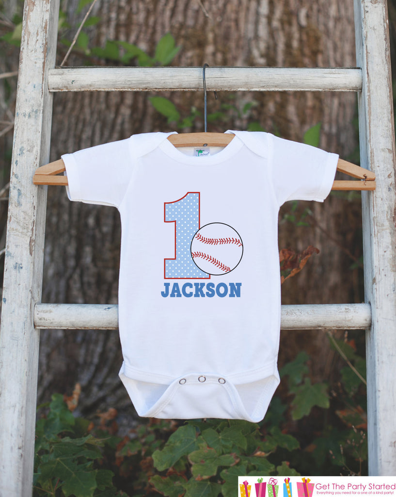 baby boy first birthday baseball outfit