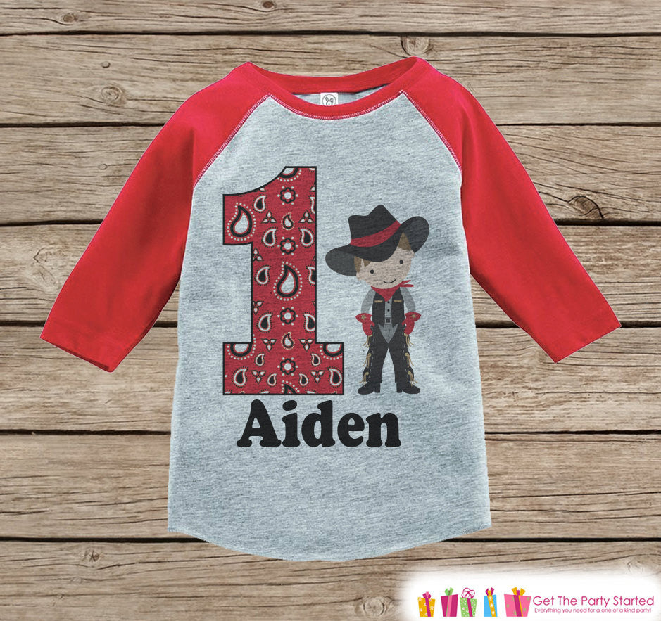 red birthday shirt