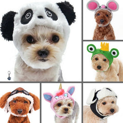 Character Plush Hats for Dogs