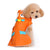 Cute Little Orange Monster Themed Raincoat for Dogs