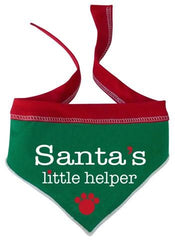 Santa's Little Helper Holiday Scarf in color Red/Green