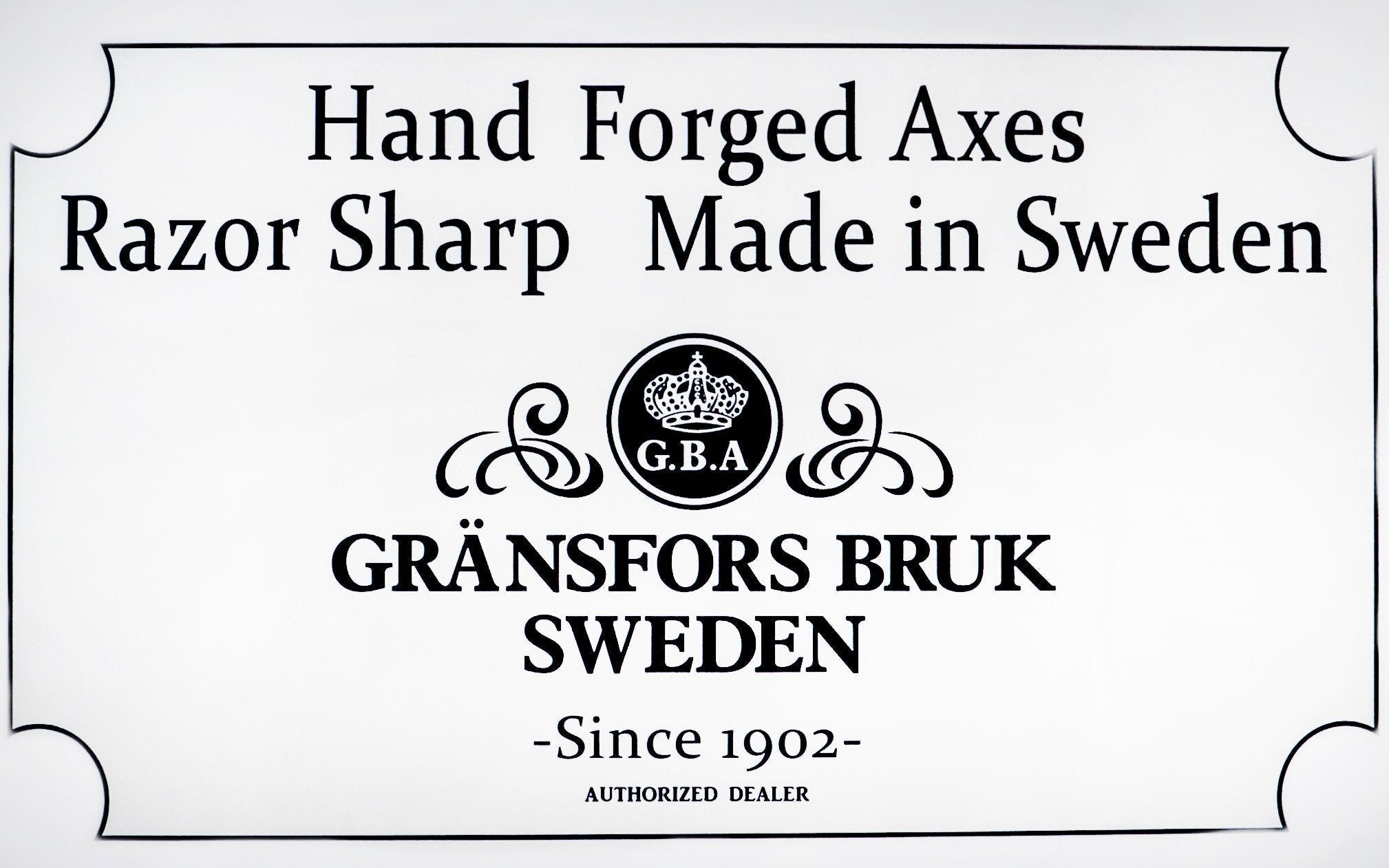 Gränsfors Bruk Hickory Handle for No. 490-2 Double Bit Working Axe